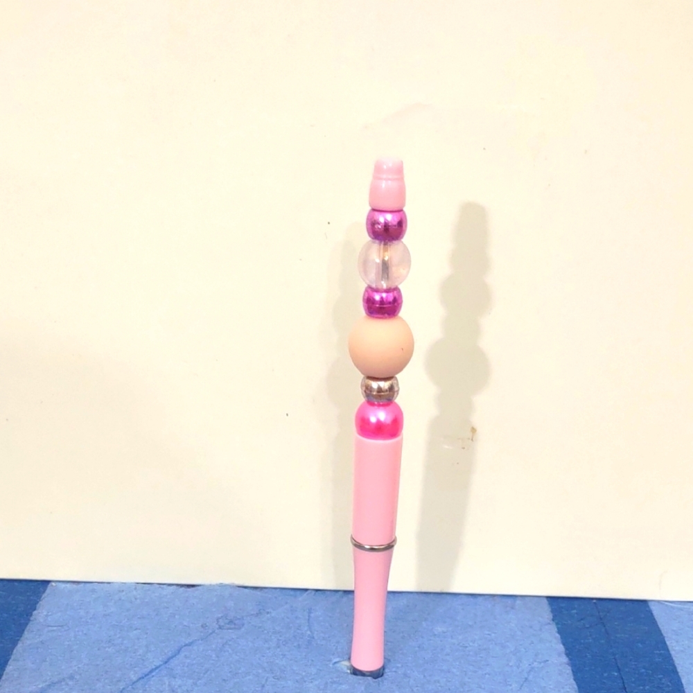 HOMEMADE BREAD PEN REMOVABLE TOPPER COLOR BABY PINK PEN COLOR PINK